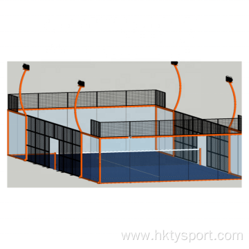 High-Quality 10x20m Indoor/Outdoor Panoramic Padel Tennis Court